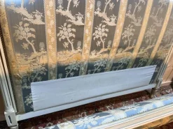 Pamono Louis XVI Style Upholstered Bed in Beige Wood Online