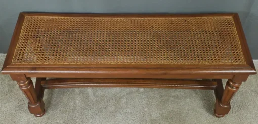 Pamono Louis XVI Style Walnut and Beech Bench, Early 20th Century Sale