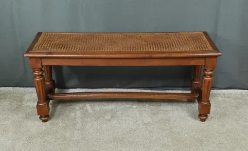 Pamono Louis XVI Style Walnut and Beech Bench, Early 20th Century Sale
