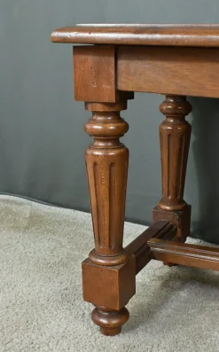 Pamono Louis XVI Style Walnut and Beech Bench, Early 20th Century Sale