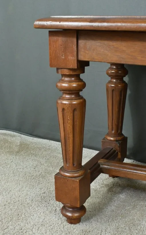 Pamono Louis XVI Style Walnut and Beech Bench, Early 20th Century Sale