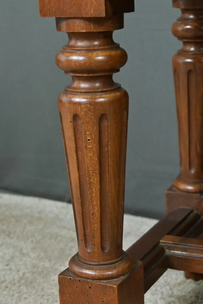 Pamono Louis XVI Style Walnut and Beech Bench, Early 20th Century Sale