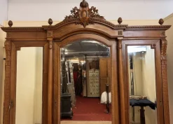 Pamono Louis XVI Style Walnut Wardrobe, 1850 Outlet