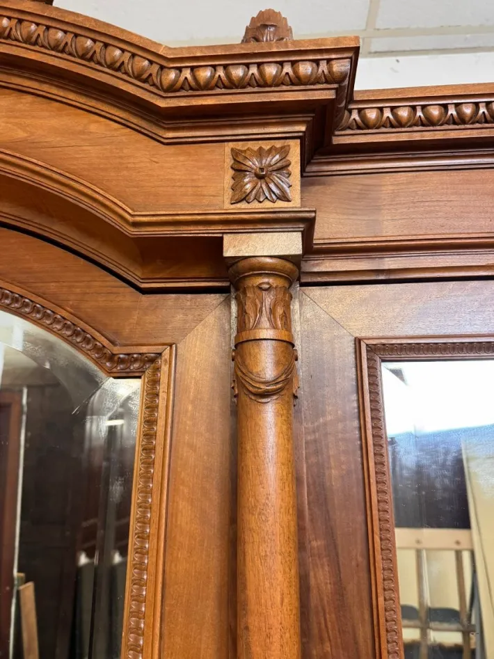 Pamono Louis XVI Style Walnut Wardrobe, 1850 Outlet