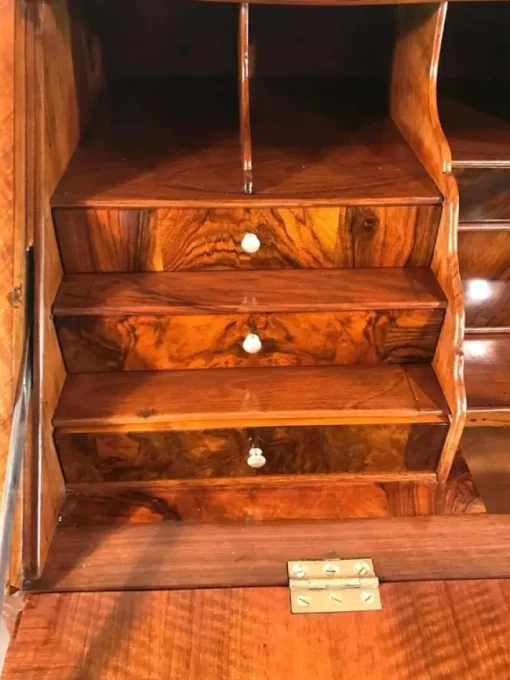 Pamono Louis XVI Walnut Secretary Desk, South Germany, 1780s New