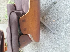 Pamono Lounge Chair in Grey Fabric by Charles & Ray Eames for ICF De Padova, 1960s