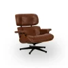 Pamono Lounge Chair in Leather by Charles & Ray Eames for Herman Miller Sale