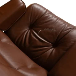 Pamono Lounge Chair in Leather by Charles & Ray Eames for Herman Miller Sale