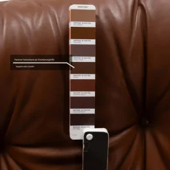 Pamono Lounge Chair in Leather by Charles & Ray Eames for Herman Miller Sale