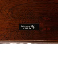 Pamono Lounge Chair in Leather by Charles & Ray Eames for Herman Miller Sale