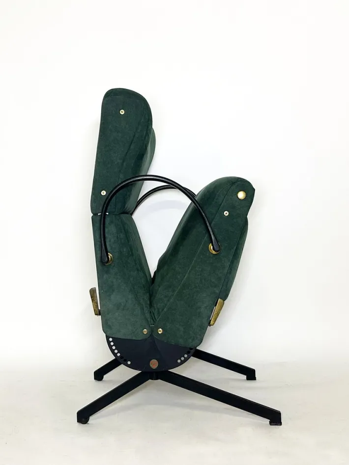 Pamono Lounge Chair P40 by Osvaldo Borsani for Tecno, 1950s Sale
