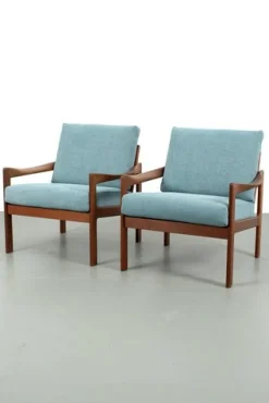 Pamono Lounge Chairs by Illum Wikkelsø, Set of 2 New