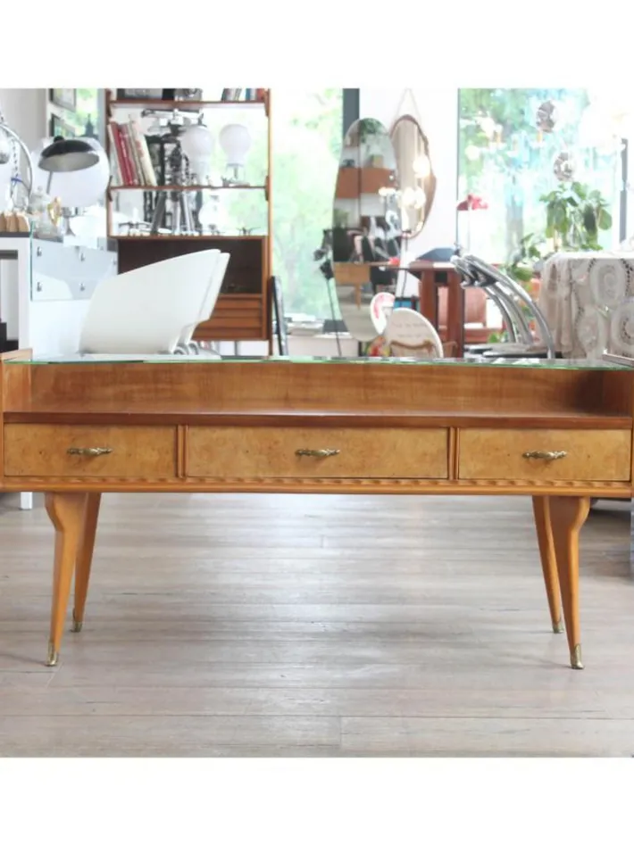 Pamono Low Console, Italy, 1960s Hot