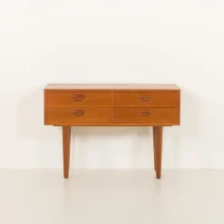 Pamono Low Dresser in Teak by Kai Kristiansen for Feldballe Møbelfabrik, Denmark, 1960s Clearance