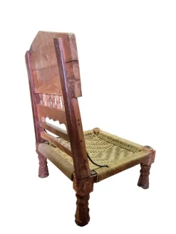 Pamono Low Indian Hand-Carved Chairs with Elephant Backrests, 1950s, Set of 2 Online