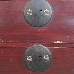 Pamono Low Japanese Meiji Tansu Chest of Drawers, 1910s Sale