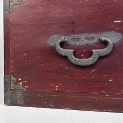 Pamono Low Japanese Meiji Tansu Chest of Drawers, 1910s Sale