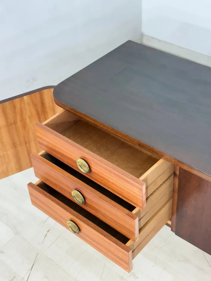 Pamono Low Mid-Century Sideboard with Drawers Sale