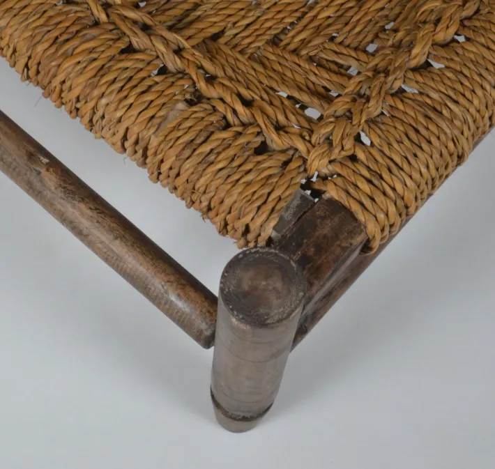 Pamono Low Rope Lounge Chair by Audoux-Minet, France, 1950s Sale