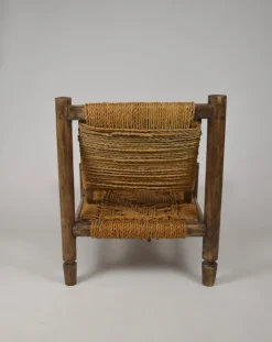 Pamono Low Rope Lounge Chair by Audoux-Minet, France, 1950s Sale