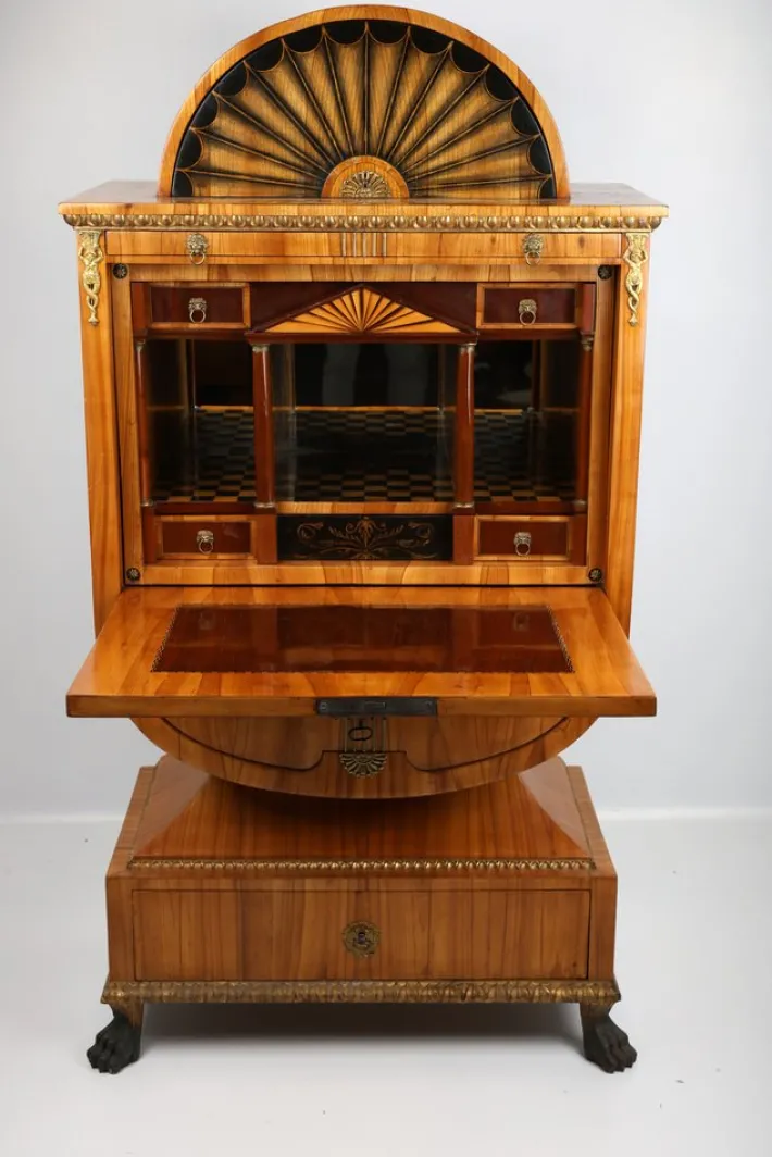 Pamono Lyra Cherry Tree Secretary, Vienna, 1815 Outlet
