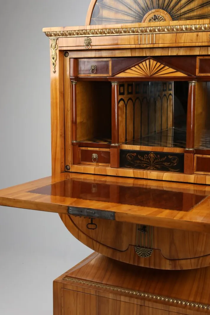 Pamono Lyra Cherry Tree Secretary, Vienna, 1815 Outlet