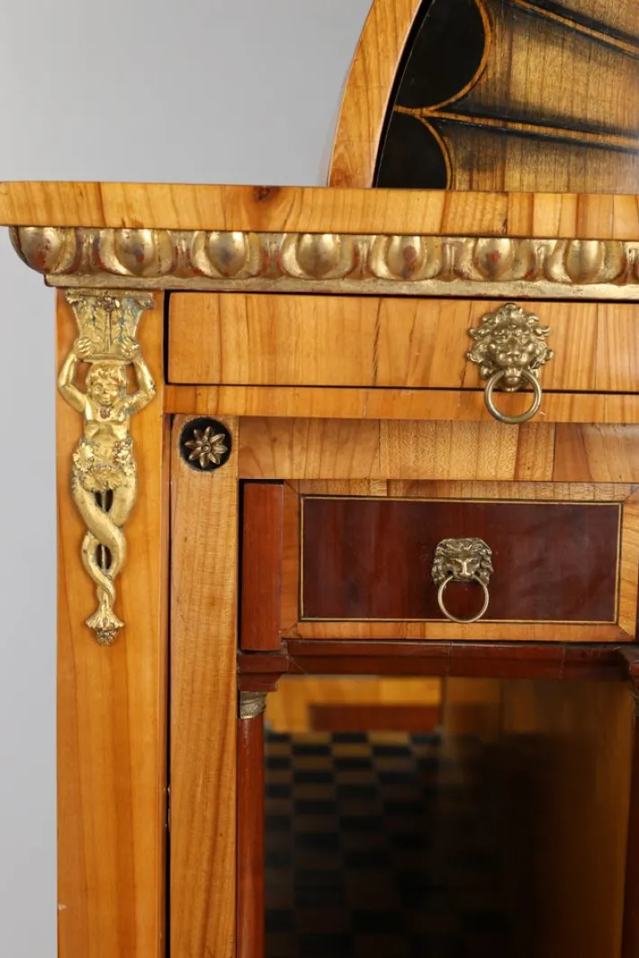 Pamono Lyra Cherry Tree Secretary, Vienna, 1815 Outlet