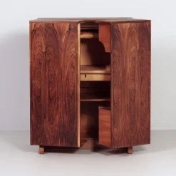Pamono Magic Box Desk in Rosewood by Mummenthaler and Meier for Ateliers Genestar, 1950s Online