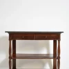 Pamono Mahogany and Black Marble Console, 19th Century Outlet