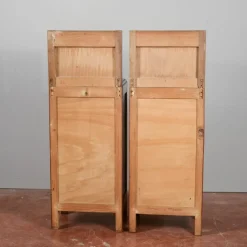 Pamono Mahogany Bedside Tables with Liberty Tops, Set of 2 Discount