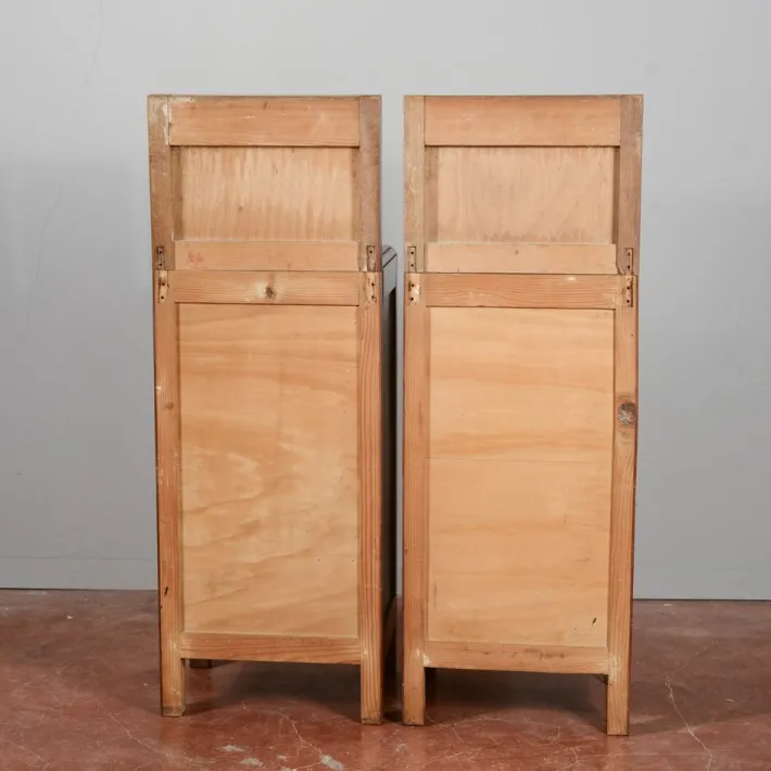 Pamono Mahogany Bedside Tables with Liberty Tops, Set of 2 Discount