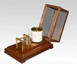 Pamono Mahogany Cased Barograph by R. Stewart, 1890s