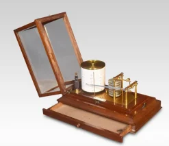 Pamono Mahogany Cased Barograph by R. Stewart, 1890s