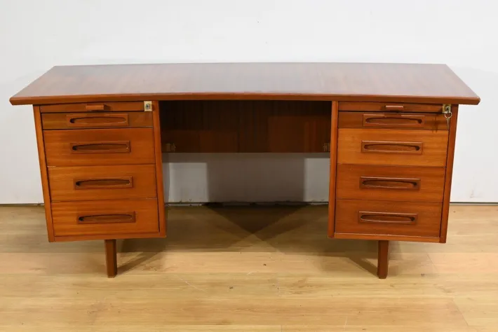 Pamono Mahogany Executive Desk from Ordo, 1960s Best