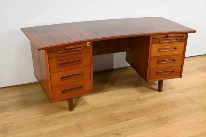 Pamono Mahogany Executive Desk from Ordo, 1960s Best