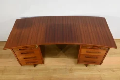 Pamono Mahogany Executive Desk from Ordo, 1960s Best