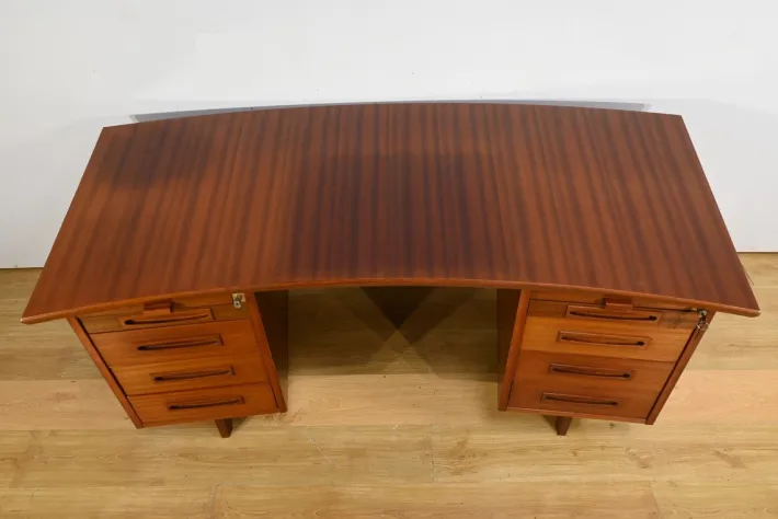 Pamono Mahogany Executive Desk from Ordo, 1960s Best