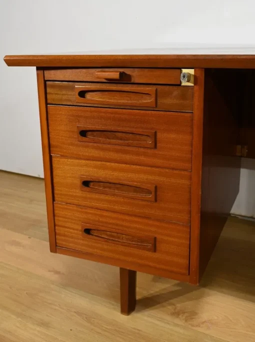 Pamono Mahogany Executive Desk from Ordo, 1960s Best