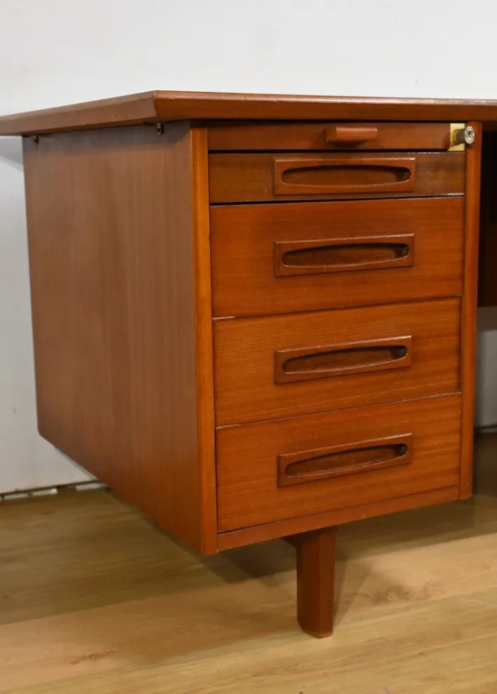 Pamono Mahogany Executive Desk from Ordo, 1960s Best