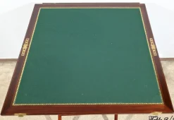 Pamono Mahogany Games Tables by H.J. Linton, 1920, Set of 2 Clearance