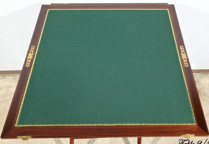 Pamono Mahogany Games Tables by H.J. Linton, 1920, Set of 2 Clearance