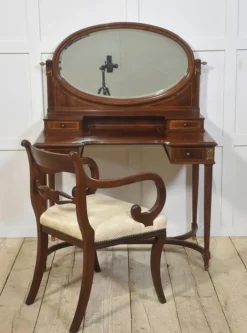 Pamono Mahogany Inlaid Dressing Table, 1890s Outlet