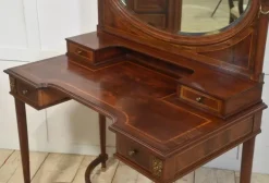Pamono Mahogany Inlaid Dressing Table, 1890s Outlet