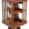 Pamono Mahogany Revolving Bookcase, Late 19th Century Hot