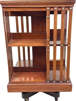 Pamono Mahogany Revolving Bookcase, Late 19th Century Hot