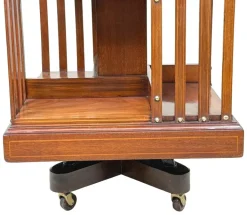 Pamono Mahogany Revolving Bookcase, Late 19th Century Hot