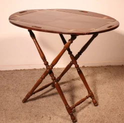 Pamono Mahogany Servant with Butler Tray, 19th Century Online