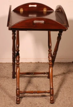 Pamono Mahogany Servant with Butler Tray, 19th Century Online