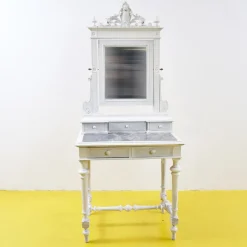 Pamono Make-Up Cabinet with Mirror and Marble, 1900s Online