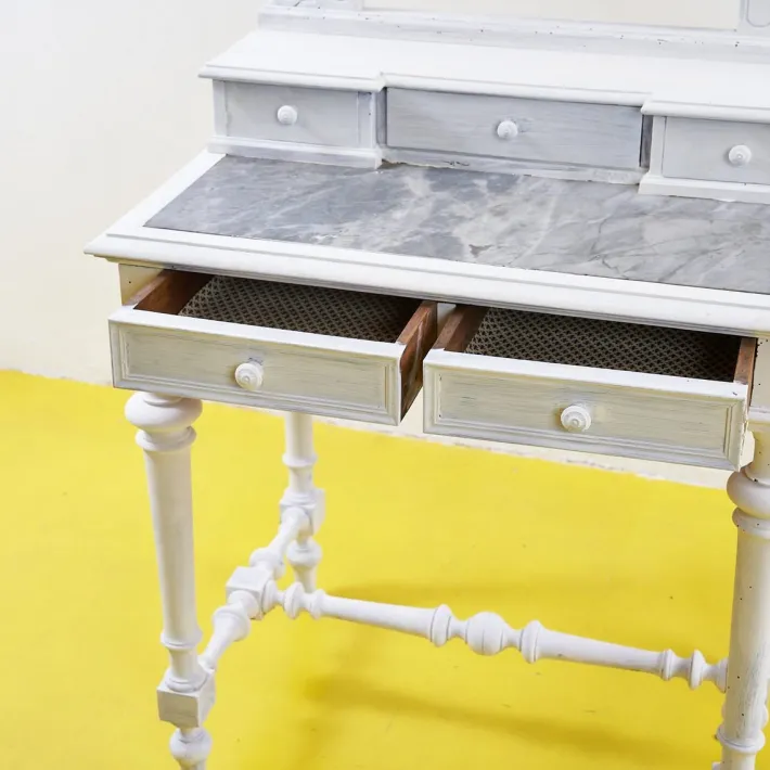 Pamono Make-Up Cabinet with Mirror and Marble, 1900s Online